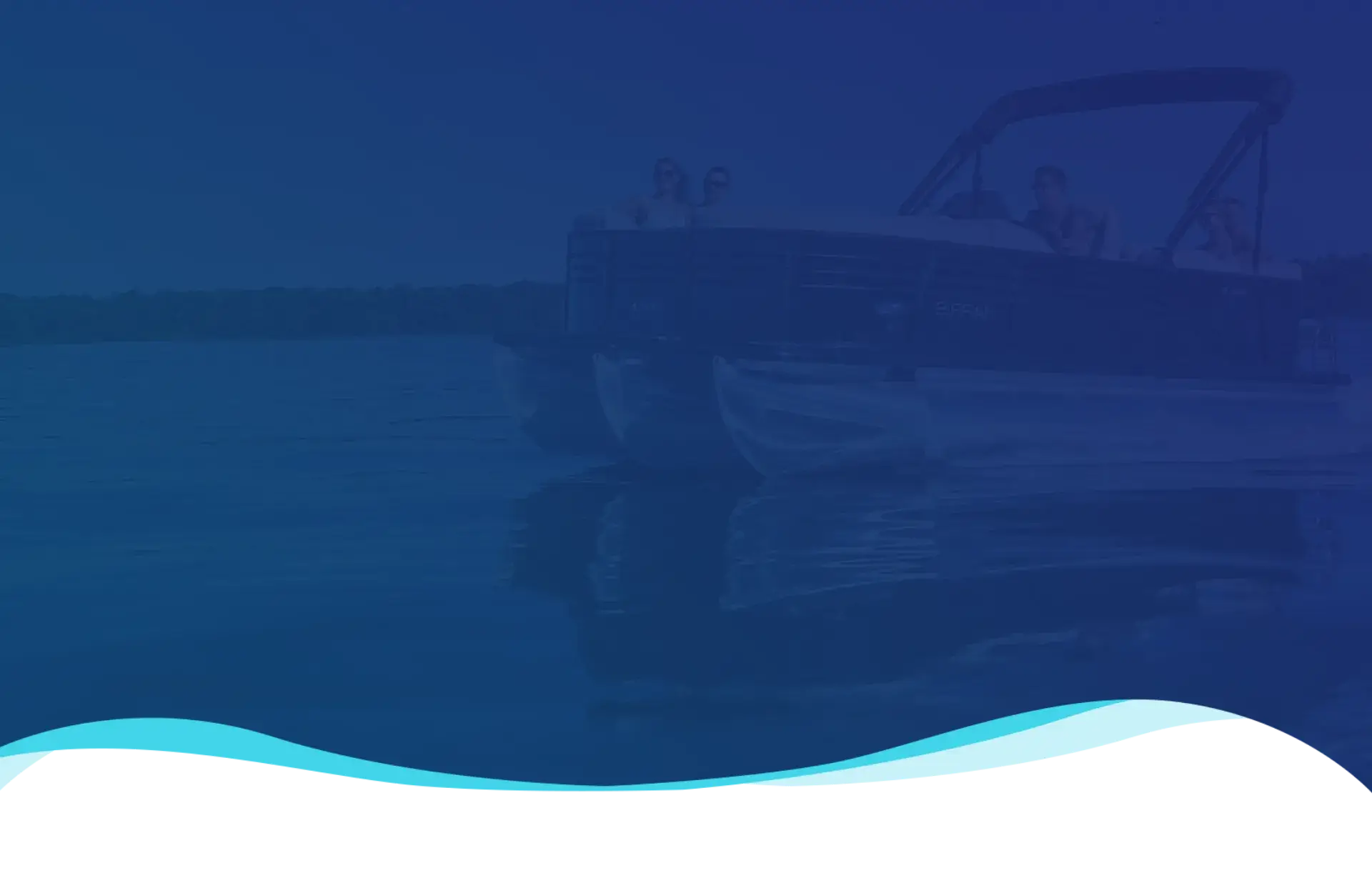 Blue Boat Header Background Image