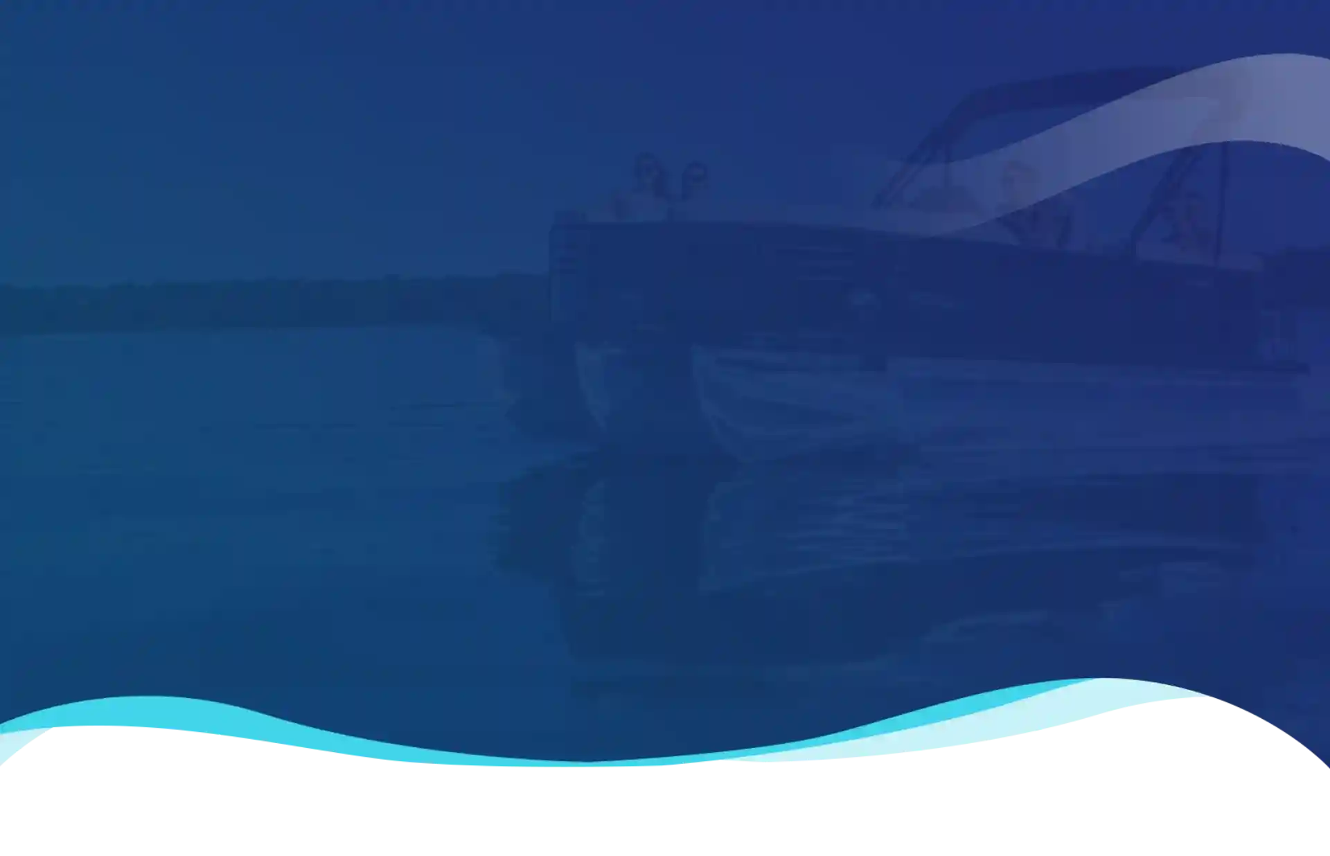 Blue Boat Header Background Image